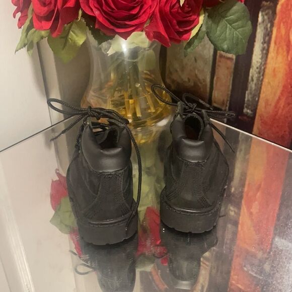 TODDLER BOY BLACK Suede Timberland Boots - Picture 3 of 6